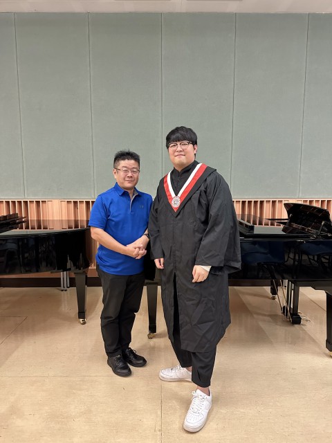 狂賀音樂科校友鄭育岷學長考取 德國威瑪李斯特音樂院碩士班