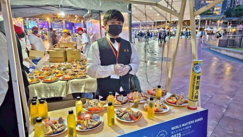 快訊~ 2025雙北世界壯年運動會-歡迎晚宴新北場 由本校餐飲科師生服務歡迎各國選手