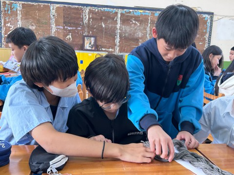 114/12/04 漳和國中體驗流行服飾科的活動