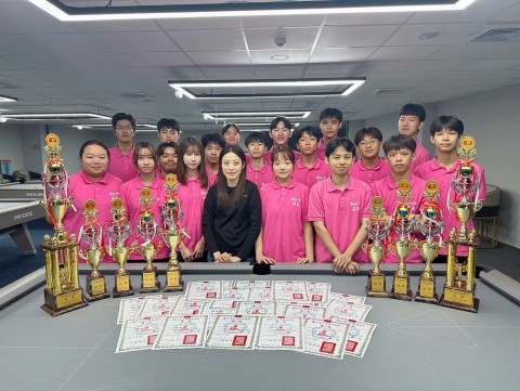  恭賀！15學年度全國中等學校撞球錦標賽 莊敬高職撞球隊表現優異，實力超群，勇奪佳績！